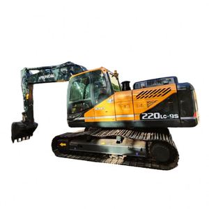 Excavadora de cadenas Hyundai 220LC-9S usada, superventas, 20 toneladas de peso operativo, buen estado, bajo precio, motor y bomba de alta calidad. - Product Image 1