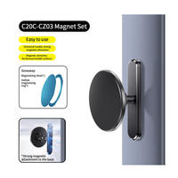 Support magnétique portable pour téléphone YTGEE C20C-C1 : 360 °   Support robuste rotatif pour salle de sport et bureau