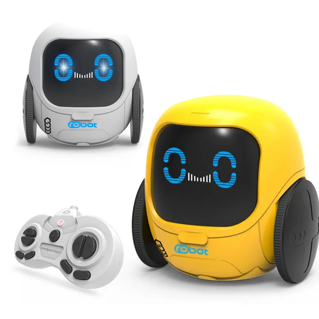 2.4G Educational Intelligent Remote Control Rc Plastic Small Robots Smart Kids Toy