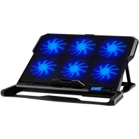 Vente chaude K6 PC Cooling Pad pour ordinateur portable Câble USB Réglable Ordinateur Cooler Pads avec 6 Ventilateurs en Stock