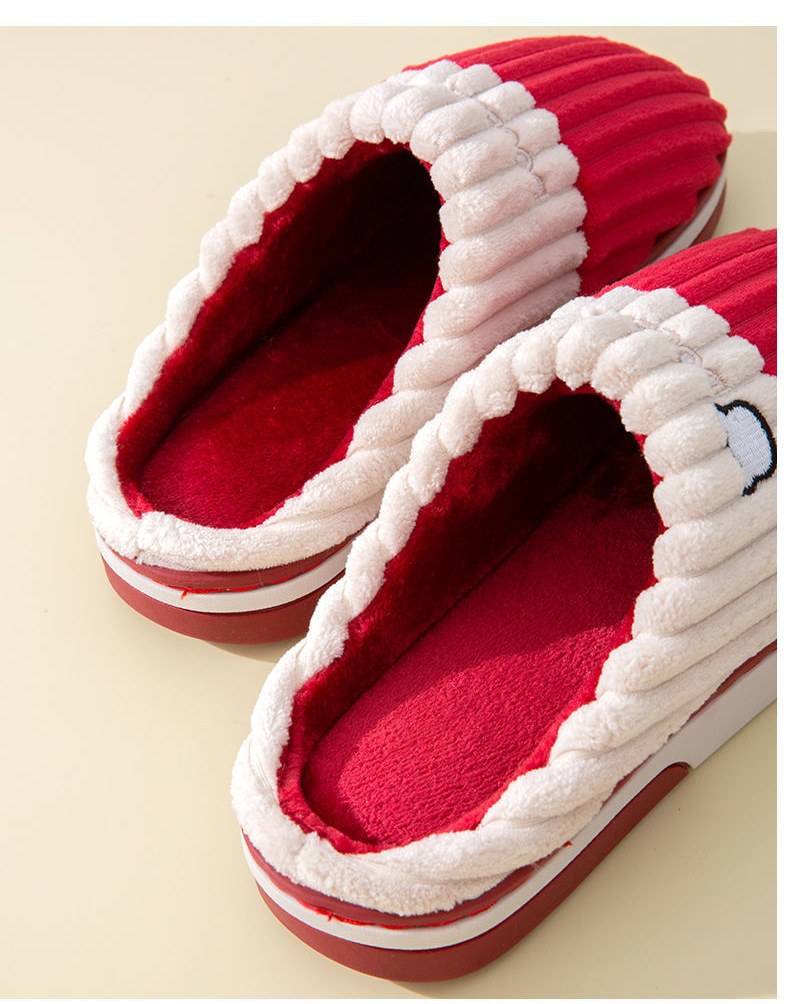 Cotton Slippers Women Winter Home Warm Shoes Couples House Slipper for Womens