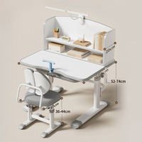 Ensemble de bureau et chaise d'étude pour enfants et étudiants, moderne, confortable et réglable en hauteur