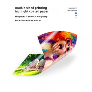 Papier couché A4, papier photo double face <span class=keywords><strong>A3</strong></span> haute brillance, papier enduit jet d'encre couleur 160g, 180g, <span class=keywords><strong>200g</strong></span>, 300g - Product Image 4