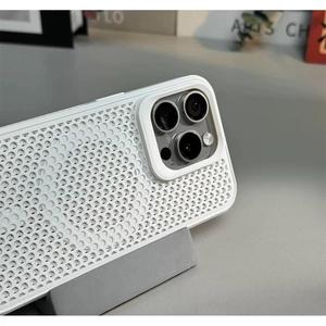 Funda para Teléfono con Disipación de Calor para <span class=keywords><strong>iPhone</strong></span> 11 12 <span class=keywords><strong>13</strong></span> <span class=keywords><strong>14</strong></span> 15 16 <span class=keywords><strong>Pro</strong></span> <span class=keywords><strong>Max</strong></span> Plus, Fundas Protectoras Magnéticas a Prueba de Golpes CHAOYIIDIAN - Product Image 2