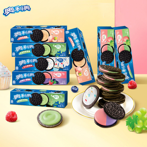 97g de biscuits Oreo à saveur de pêche blanche biscuits à saveur de myrtille prix de gros collations exotiques - Product Image 6