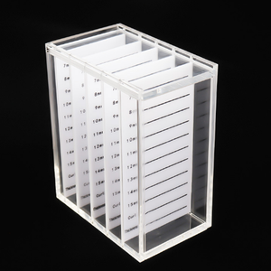Plexiglass Lash Tile Palette acrylic eyelash box