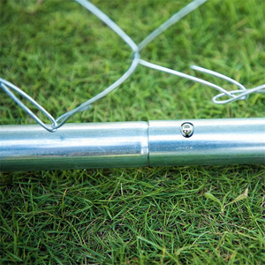 <span class=keywords><strong>Chenil</strong></span> pour chien en fil métallique de la série Gold, 6 pi x 10 pi x 10 pi, entièrement en maille, respirant, avec fermeture à glissière - Product Image 3