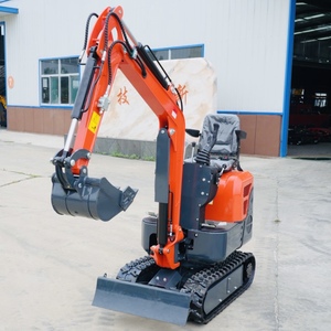 Livraison gratuite Euro 5 EPA Mini pelleteuse chinoise 1 tonne Mini pelleteuse hydraulique Micro Exca 1.<span class=keywords><strong>2</strong></span> Mini pelleteuse avec cabine - Product Image 3