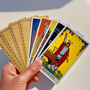 ไพ่ทาโรต์คลาสสิกผลิตในจีน ขายส่งไพ่ทาโรต์สำหรับเล่นเกมทำนายดวงชะตาสำหรับผู้หญิง - Product Image 6