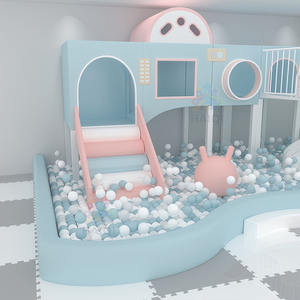 Juego suave multifuncional Ball Pit <span class=keywords><strong>con</strong></span> un pequeño castillo travieso <span class=keywords><strong>con</strong></span> una divertida piscina Ball Pit para un restaurante o una cafetería - Product Image 4