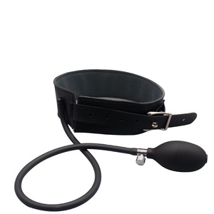 Inflatable Leather SM Product Bondage <strong>Collar</strong> Sex Slave Adult Toys Restrains Neck Choker <strong>BDSM</strong> - Product Image 4