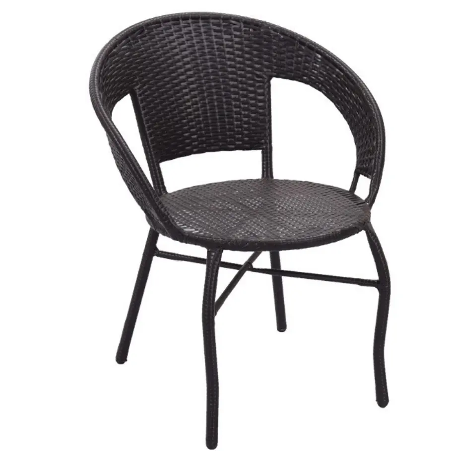เก้าอี้หวายสวนสานวัสดุพลาสติกสำหรับทอผ้าเก้าอี้กลางแจ้ง