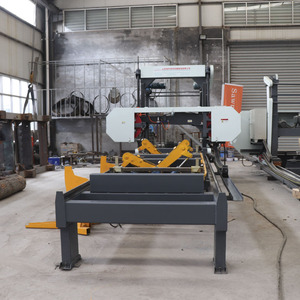 <span class=keywords><strong>Scie</strong></span> à ruban horizontale hydraulique automatique Sawmill-World pour la coupe du <span class=keywords><strong>bois</strong></span>, machine efficace et polyvalente - Product Image 2