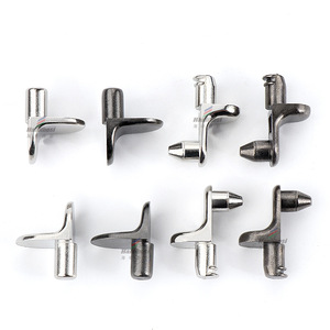 Support de chaise à double repose-pieds en alliage de zinc plaqué TF 285 pour armoire, bibliothèque, meuble à chaussures - Product Image 3