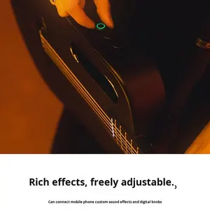 Guitarra Acústica Portátil <span class=keywords><strong>LAVA</strong></span> ME de Fibra de Carbono de 36 Pulgadas con Clavijas de Afinación Cerradas Originales de Smart <span class=keywords><strong>Guitar</strong></span> - Product Image 4