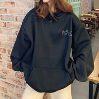 Sudadera con capucha informal para mujer, de gran tamaño, reflectante, con bolsillos grandes, de Anime, Sailor Moon, iluminada, con hombro caído