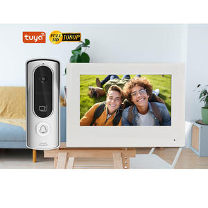 7英寸智能可视门铃 1080P高清 RFID卡解锁门禁控制 运动检测 防水 多语言门禁 - Product Image 1