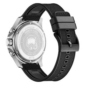 Jam tangan tenaga surya untuk pria, jam tangan kuarsa tahan air 50M chronografi bercahaya untuk pria Pilot Relogio Masculino NORTH EDGE MACH2 - Product Image 4