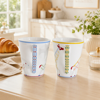 Tasse à bec incliné en porcelaine fine, idéale pour le lait, cadeau de bureau, tasse amusante pour enfants, cadeau d'anniversaire, tasse à café pour meilleur ami