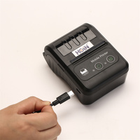 Impresora Térmica de Tickets POS Móvil Inalámbrica Compacta de 203dpi con Carga Tipo-C para Android, iOS, Windows, Linux, en Stock, Papel de 58mm