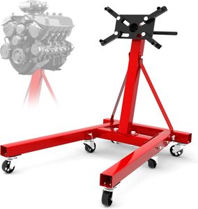 Soportes para Motores de Alta Resistencia para Mantenimiento de Motores, Capacidad de 2000 LBS, con Cabezal Giratorio de 360 Grados - Product Image 1