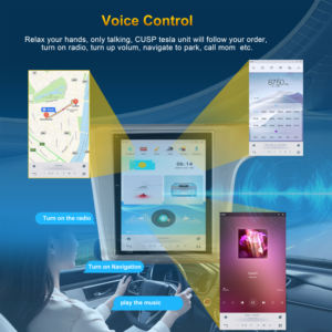 Écran tactile Android de style Tesla de 10,4 pouces pour <span class=keywords><strong>VW</strong></span> Passat B8 Magotan 2015- 4G LTE, CarPlay sans fil, Android Auto, <span class=keywords><strong>GPS</strong></span> avec CANBUS - Product Image 2