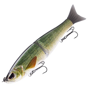 <span class=keywords><strong>Leurre</strong></span> de pêche bionique Pengle 18cm 62g en acier inoxydable à deux sections avec queue souple en forme de S pour la pêche à la truite en ruisseau et en mer - Product Image 1