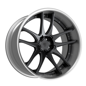 Jantes forgées en alliage d'aluminium à rayons multiples et à déport profond, personnalisées en 2 pièces, de 18, 19, 20, 21, 22, 23, 24, 26 pouces pour voitures particulières <span class=keywords><strong>Audi</strong></span> BMW - Product Image 2