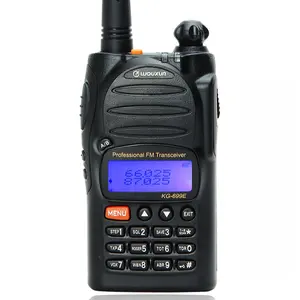 Wouxun KG-699E 66-88MHz DTMF 1750Hz CTCSS/DCS 복스 SOS IP55 방수 아마추어 햄 휴대용 트랜시버 라디오 워키 토키