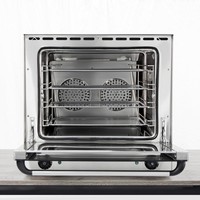 Mini cuisinière à circulation d'air chaud multifonction en acier inoxydable Four électrique à convection à 4 plateaux