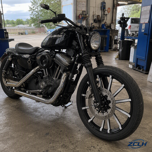 Roues avant de moto en aluminium forgé ZCLH <span class=keywords><strong>LG19</strong></span>, finition anodisée, nouvelle version améliorée, compatible avec les séries Breakout/Fat Boy, usinées CNC - Product Image 6