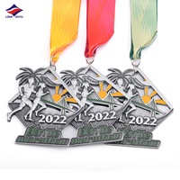 Longzhiyu 17 ans fabricant de médailles de marathon en métal en gros médailles de rotation en alliage de zinc médailles de sport de course à pied personnalisées