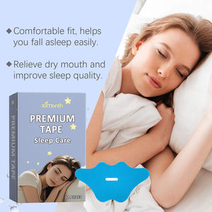 XIMONTH Sleep Lip Patch Ronquidos Cuidado de La Boca Seca Suave comodidad <span class=keywords><strong>nocturna</strong></span> Cuidado del sueño Boca cerrada Parche labial 12 piezas - Product Image 2