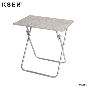 <span class=keywords><strong>Mesa</strong></span> Plegable Rectangular para TV, Bandeja para Comida y Aperitivos, <span class=keywords><strong>Mesa</strong></span> Portátil Plegable, Mesitas <span class=keywords><strong>de</strong></span> Noche Pequeñas para Sofá KC-7580T3 - Product Image 4
