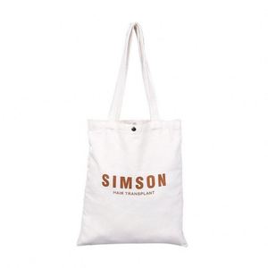 Bolsa de Compras de Lona Ecológica de Algodón de Lujo Personalizada con Logotipo, de Alta Calidad, en Oferta - Product Image 1