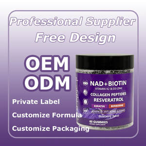 Gummies NAD+ et Resvératrol avec 10000mcg de Biotine, Complément Cheveux Peau Ongles, Vitamine D3 K2 Zinc, Soutien Immunitaire, Formule 10-en-1 - Product Image 6