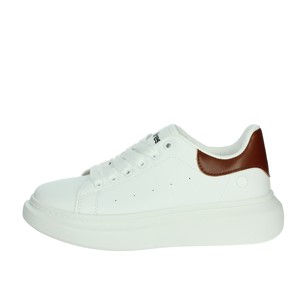 Sneakers basse bianche/in pelle 171650 scarpe eleganti da passeggio - Product Image 1