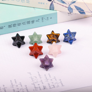 20-40mm Merkaba Star Healing Crystal Natural Gemstone Statue DIY Jewelry Mineral <strong>Chakra</strong> Witchcraft Reiki Energy Decoration - Product Image 2
