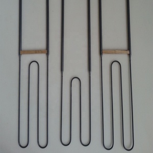 Barre chauffante en silicium MoSi2 personnalisée 1800C pour four industriel/four, haute précision, 380V, garantie 1 an - Product Image 2
