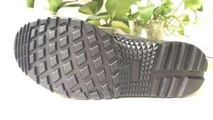 Botas Tácticas Negras HBP12-4 con Cremallera Lateral, Cuero Genuino, Tela de Nailon, Antideslizantes, con Costuras en Toda la Superficie y Protección en la Puntera - Product Image 6