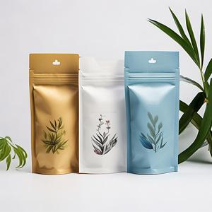 Sachet Doypack Mat Personnalisé <span class=keywords><strong>en</strong></span> BOPP avec Fenêtre Brillante VMPET pour Aliments <span class=keywords><strong>en</strong></span> Vrac - Product Image 1