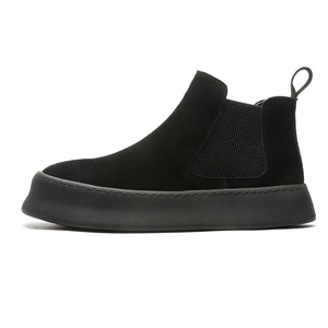 Bottines Chelsea pour hommes en <span class=keywords><strong>cuir</strong></span> véritable couleur marron jaune noir <span class=keywords><strong>beige</strong></span> taille 38-44 Bottines en daim pour hommes - Product Image 4