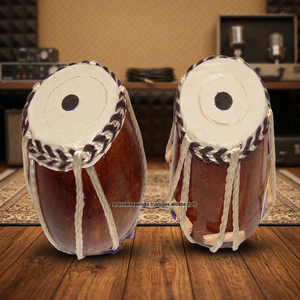 Decorative Eco-Friendly Wooden Small Engraved <b>Tabla</b> Set Elegant Handcrafted Modern Indian <b>Drum</b> Music Home Decor Wedding Gift - Product Image 3
