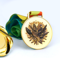 Trophées et médailles souvenirs personnalisés avec logo, en alliage de zinc, métal 3D, conception personnalisée, votre propre médaille, gravure au laser sportive, écologique