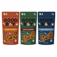 Sachet d'emballage pour friandises pour chiens de qualité supérieure, de qualité alimentaire, avec fermeture éclair, fenêtre transparente, finition mate, sans céréales, orange, pour marque OEM, 4oz 8oz 16oz
