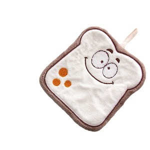 Cartone animato ricamato nuovo carino appeso asciugamano per le mani del cuore della ragazza assorbente ad asciugatura rapida addensato - Product Image 5