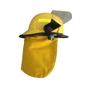 플라스틱 소방관 헬멧 화재 구조 헬멧 미국 유형 화재 헬멧 - Product Image 3