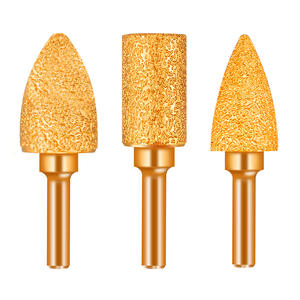 Foret diamanté en forme de balle, poli au sol, brasé, pour fonte, tige de 6 mm, disques de ponçage, public cible : entrepreneurs, bricolage - Product Image 1