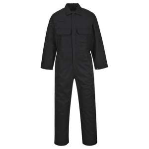 PORTWEST - BIZ1BKTM Combinaison ignifugée haute noire Bizweld-EAN 5036108156818 WORKWEAR RÉSISTANT AUX FLAMMES - Product Image 1