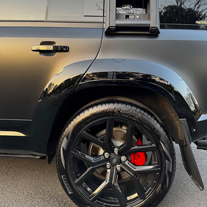 Kit carrosserie pour Land Rover Defender <span class=keywords><strong>90</strong></span>/110/130 2020-2026, <span class=keywords><strong>style</strong></span> urbain, avec éclairage de toit de qualité OEM, enjoliveurs de roue et passages de roues larges - Product Image 4